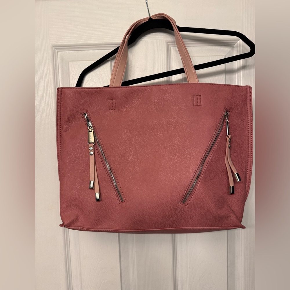 Steve Madden Pink Tote Bag with matching crossbody bag